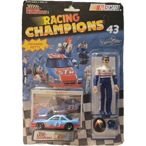 Richard Petty #43 STP Racing Champions Action Figure & Diecast Set